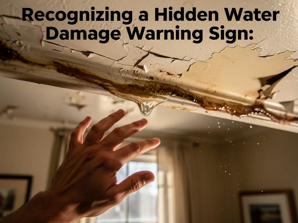 Recognizing a Hidden Water Damage Warning Sign